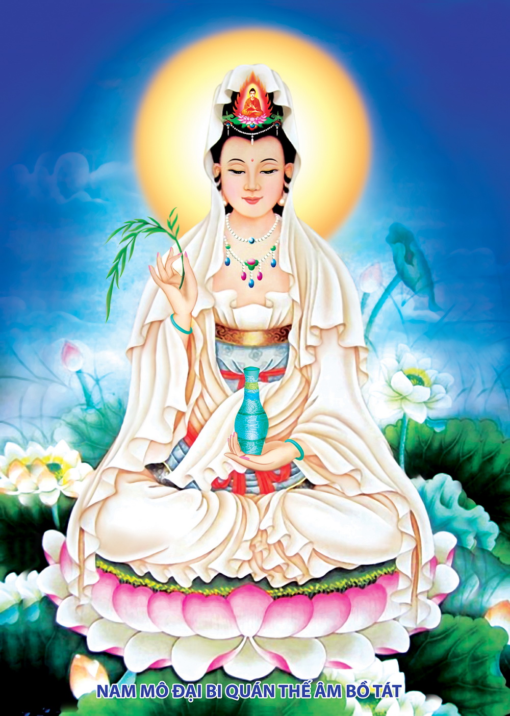 Bộ hình họa Phật Quán Thế Âm Bồ Tát - Hình hình họa Phật rất đẹp nhất
