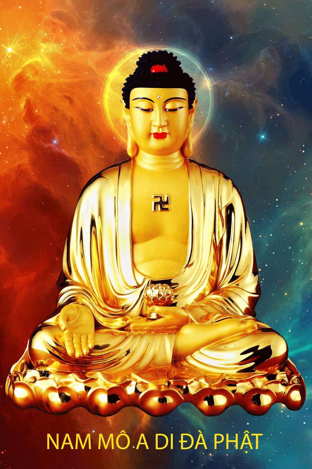 Hình Phật A Di Đà động - Ảnh Phật đẹp chất lượng cao