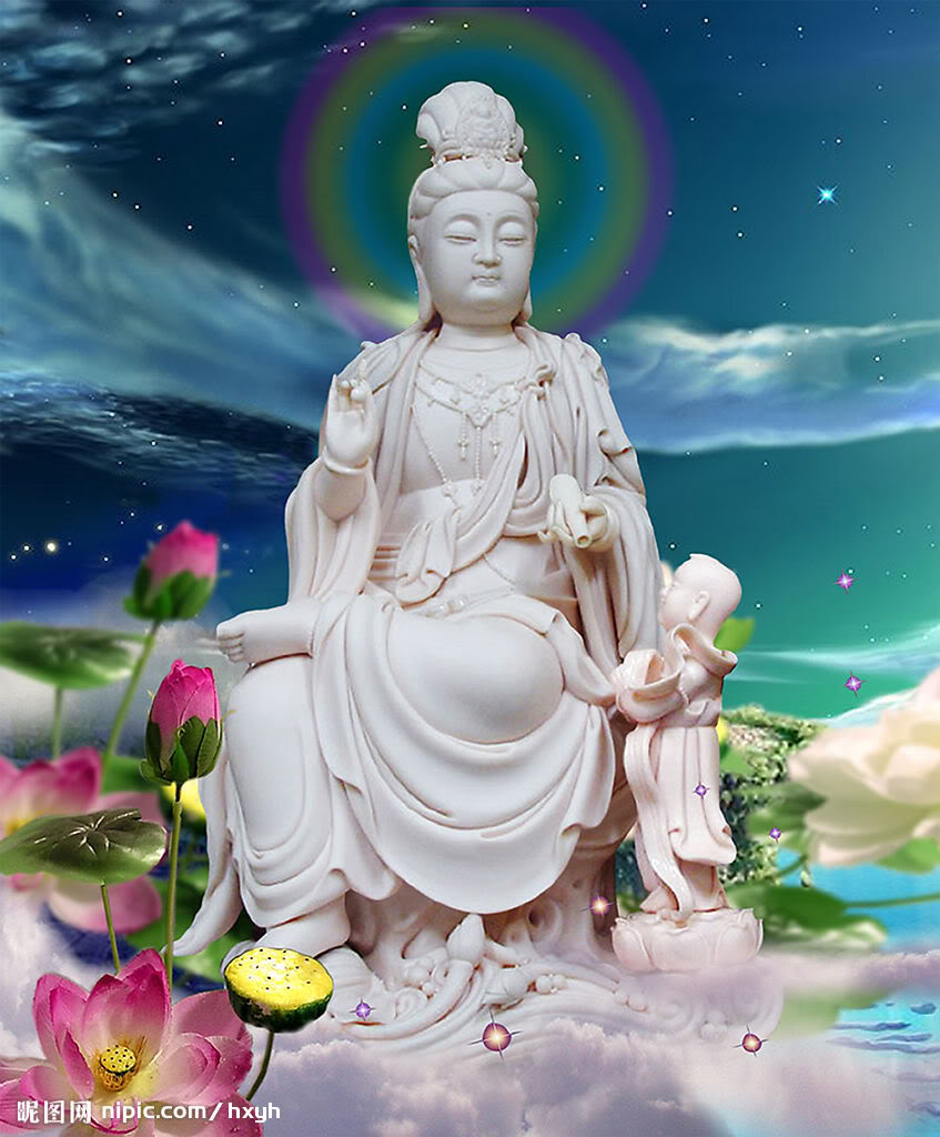 Hình Quan Âm Bồ Tát cứu khổ cứu nạn - Ảnh Phật đẹp nhất