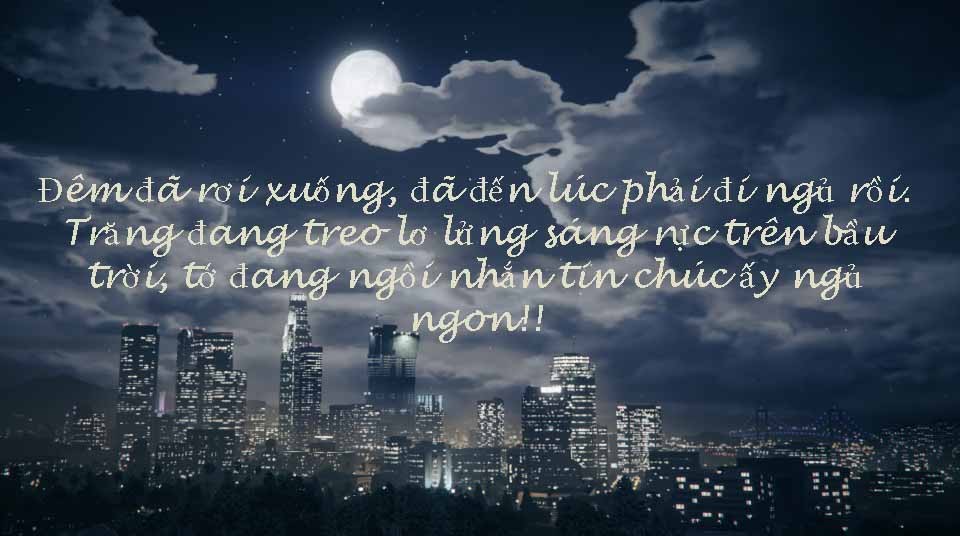 Tổng hợp những hình ảnh chúc ngủ ngon đẹp nhất