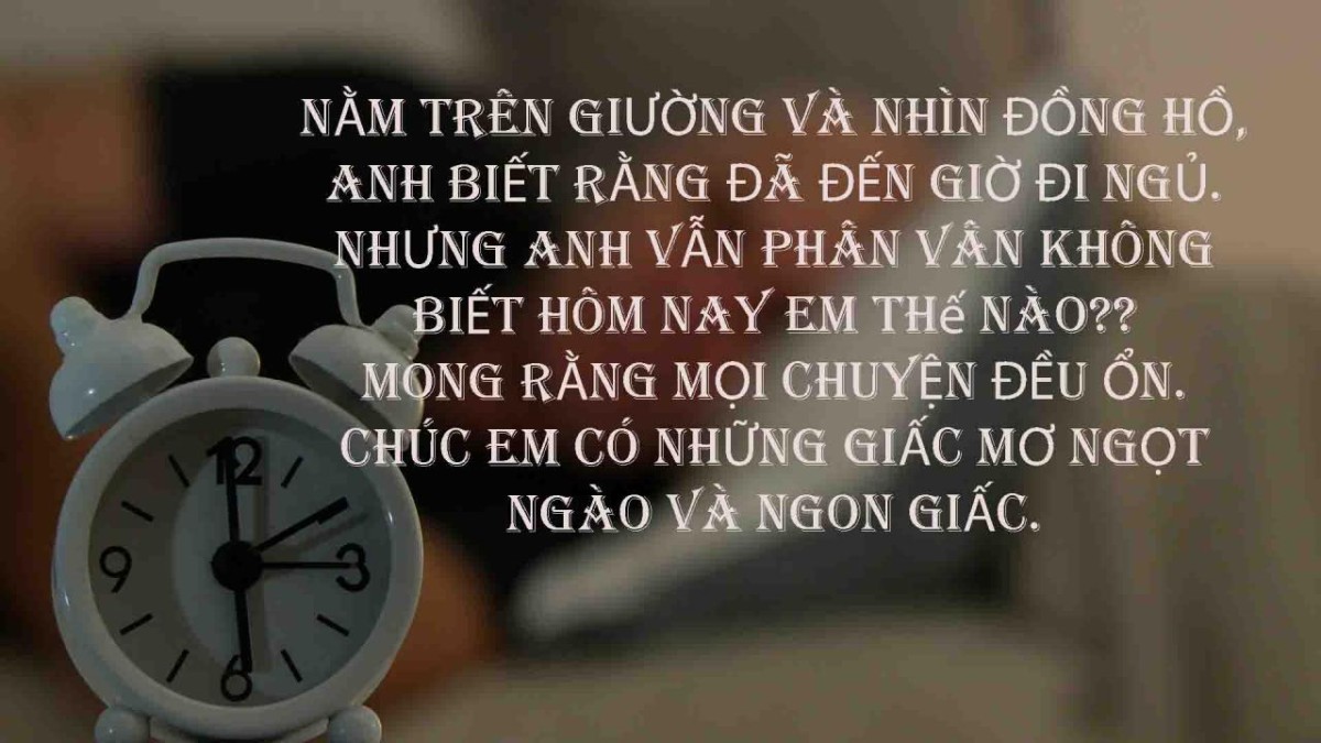 Tổng hợp những hình ảnh chúc ngủ ngon đẹp nhất