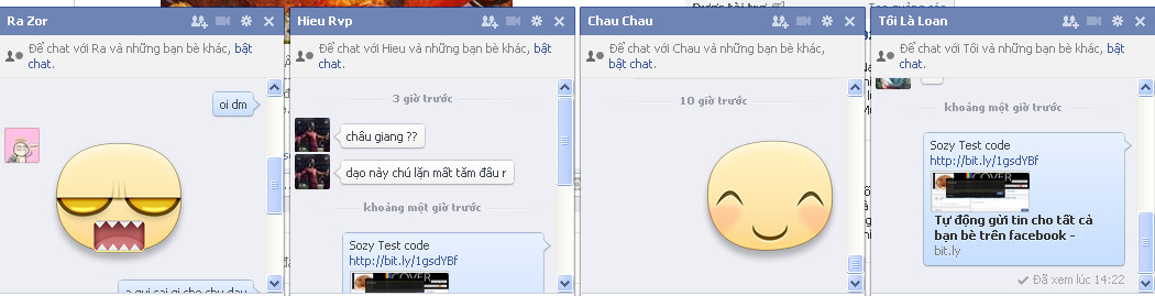 TỰ ĐỘNG GỬI TIN CHO TẤT CẢ BẠN BÈ TRÊN FACEBOOK