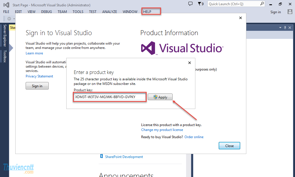 Download Visual Studio 2013 full key Hướng dẫn setup 5