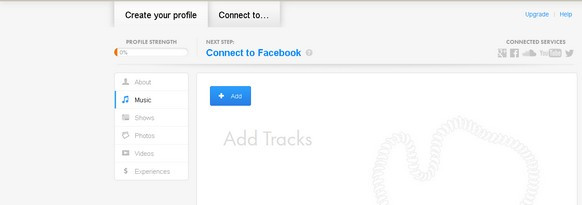 FB music page