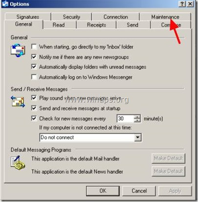 troubleshoot outlook express 6