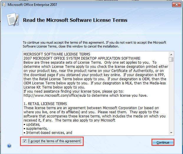 Tải office 2007 full key