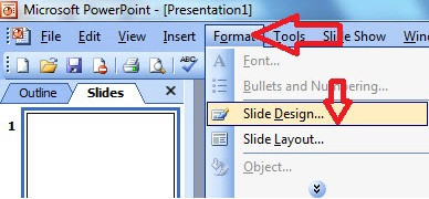 chèn thêm Slide Template trong PowerPoint