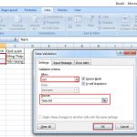 Cách tạo danh sách - list box trong excel