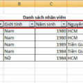 Cách tạo bộ lọc / filter trong excel