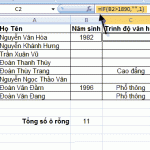 Cách dùng hàm COUNTBLANK đếm số ô trống (rỗng) trong excel