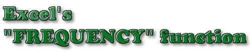 Cách dùng hàm FREQUENCY trong excel
