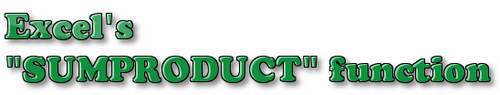 Cách dùng hàm SUMPRODUCT trong excel - Hàm tính tổng các tích phần tử trong mảng