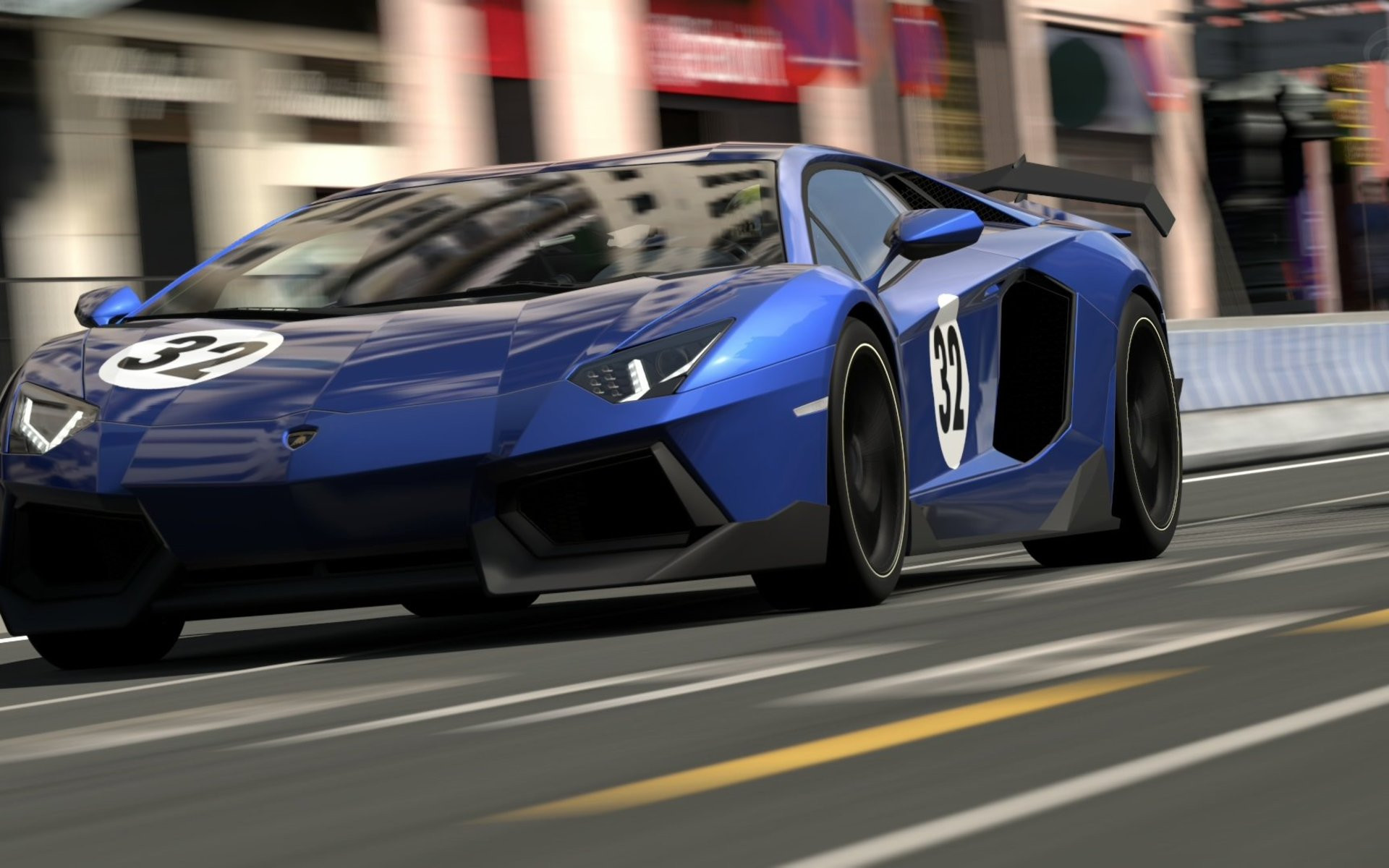 hình nền lamborghini aventador màu xanh