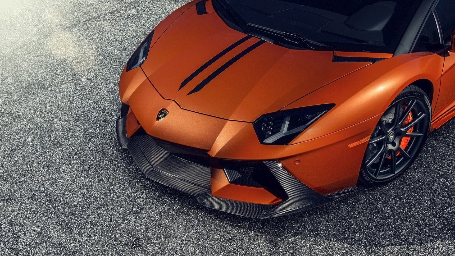 hình nền lamborghini màu cam đẹp