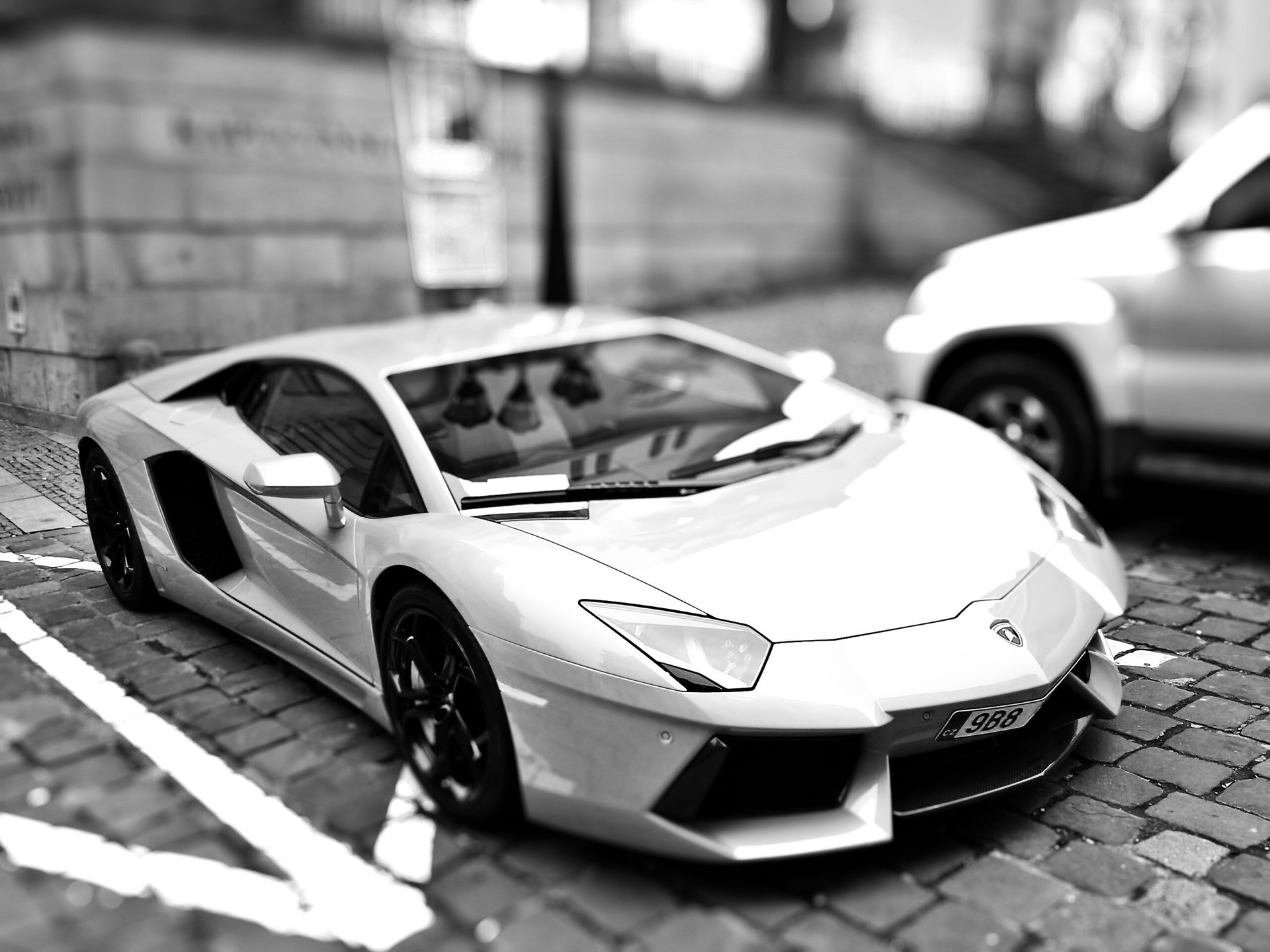 hình nền lamborghini trắng