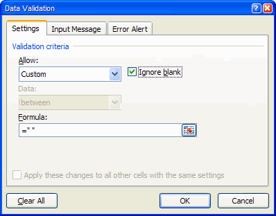 Data Validation