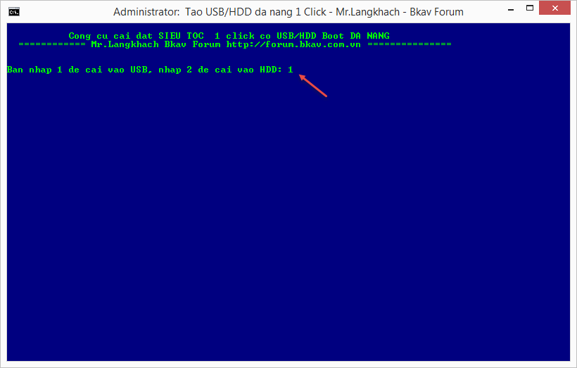 Tạo USB BOOT đa năng bằng 1 click chuột