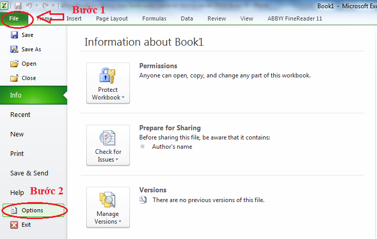 Cách thêm Window Calculator vào Quick Access Toolbar trong EXCEL 2010