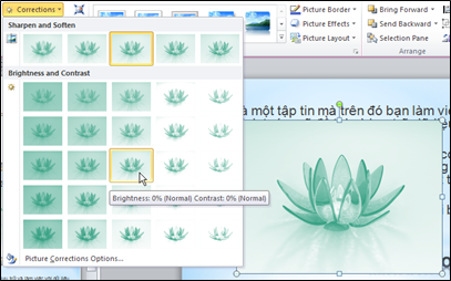 Thủ thuật chèn watermark trong PowerPoint