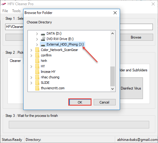 Diệt virus Hidden (ẩn) file - Virus tạo shortcut trên USB 4