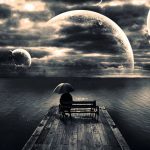 hình nền cô đơn một mình giữa thế giới