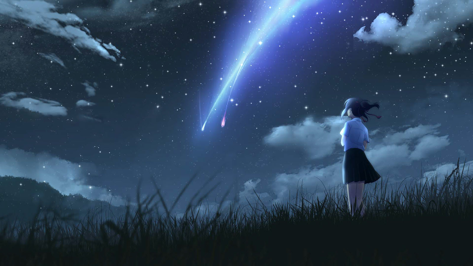 Hình Ảnh Anime Galaxy Đẹp Lung Linh Lấp Lánh Tuyệt Vời