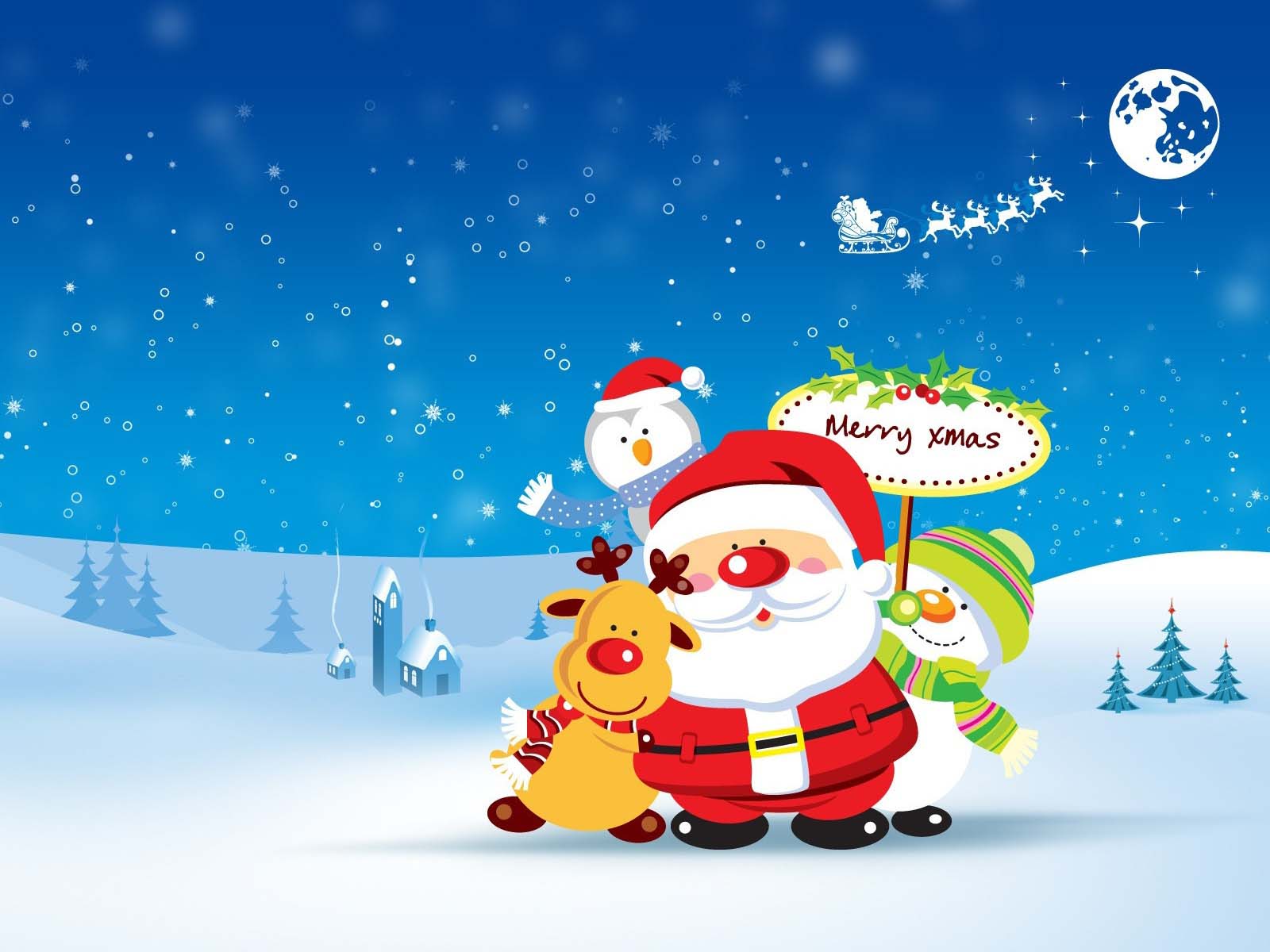 ảnh ông già noel dễ thương