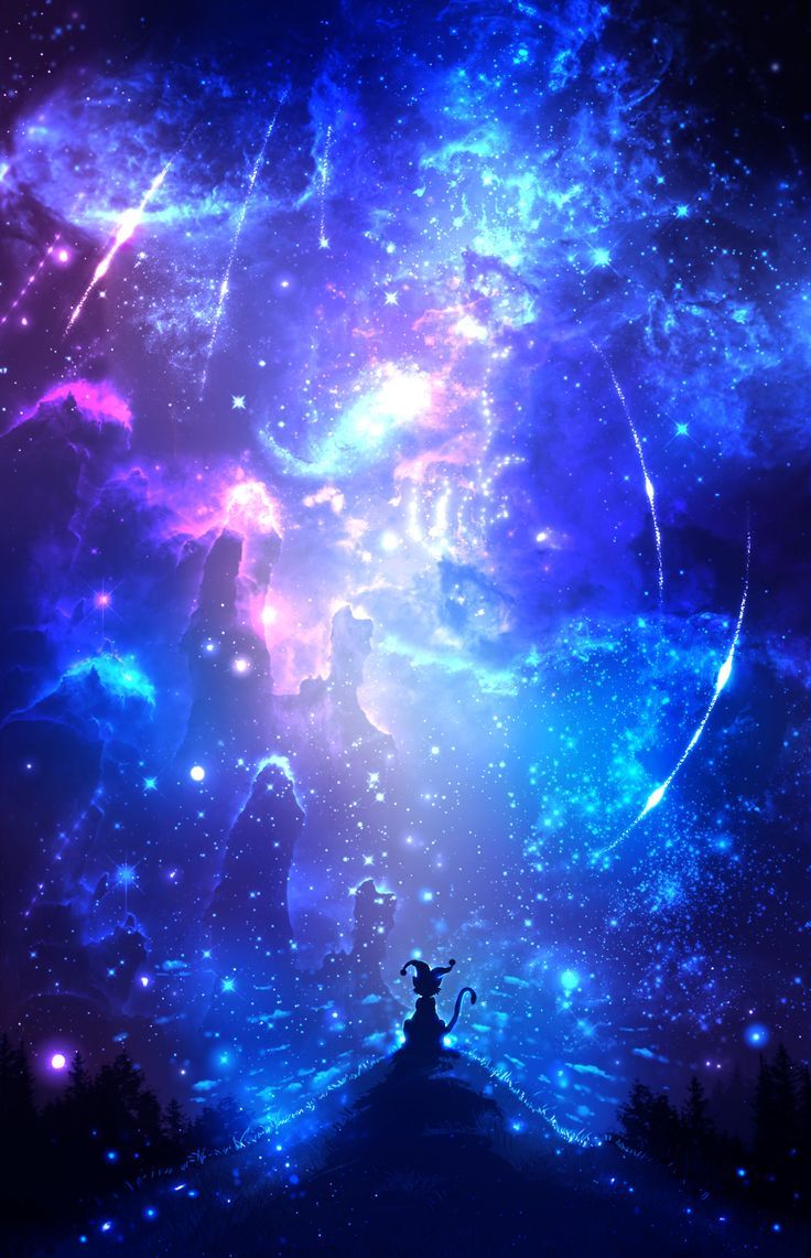 Ảnh Anime Galaxy Huyền Ảo - Ảnh Hoạt Hình Đẹp Nhất