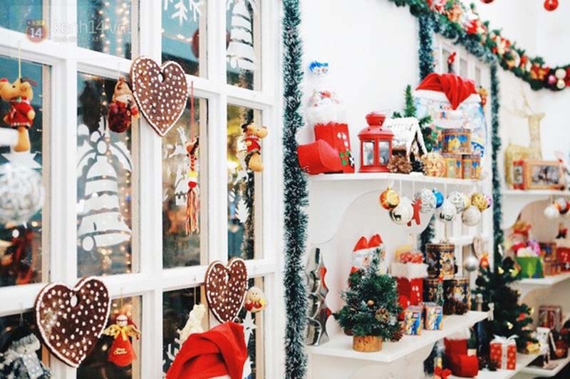 hình ảnh trang trí noel bằng những phụ kiện đơn giản