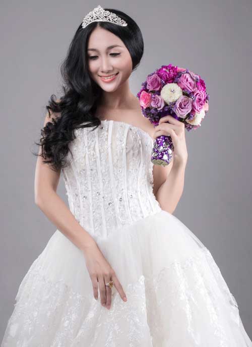 hoa cưới lãng mạn cho cô dâu