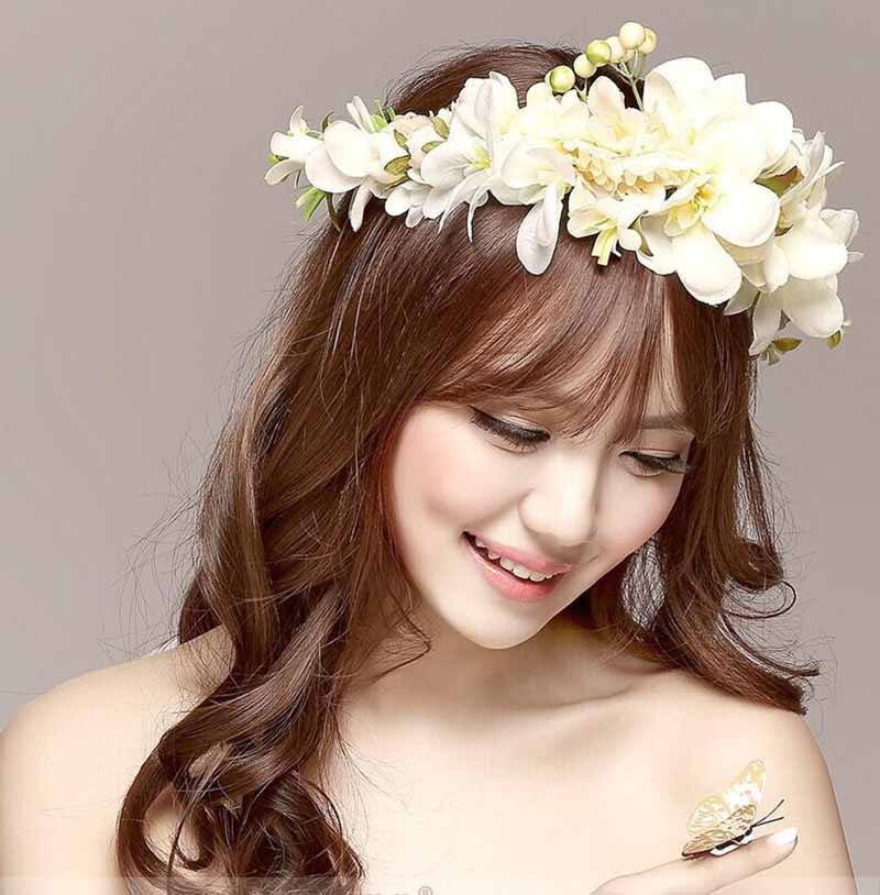 kiểu tóc đẹp cho cô dâu trong ngày cưới