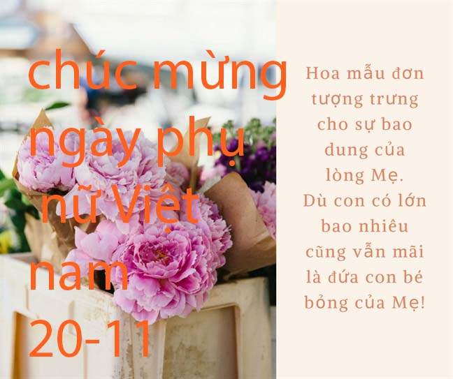 lời thơ ý nghĩa nhất về ngày 20-10