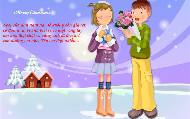 thiệp mừng giáng sinh tặng người yêu