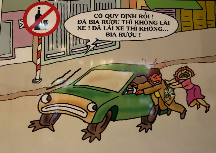 tranh vẽ an toàn giao thông đẹp nhất