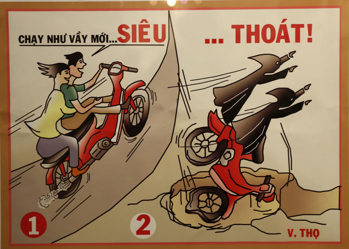 tranh vẽ về an toàn giao thông