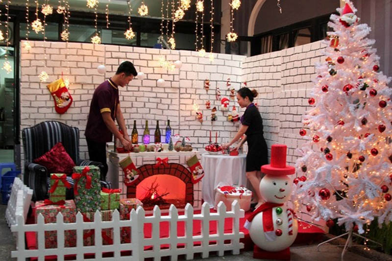 ý tương trang trí đêm noel giáng sinh