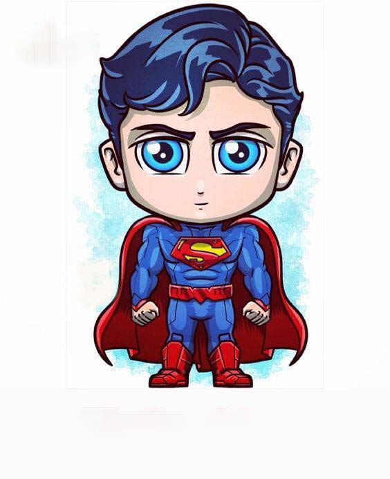 Hình ảnh chibi Superman đẹp và dễ thương 49