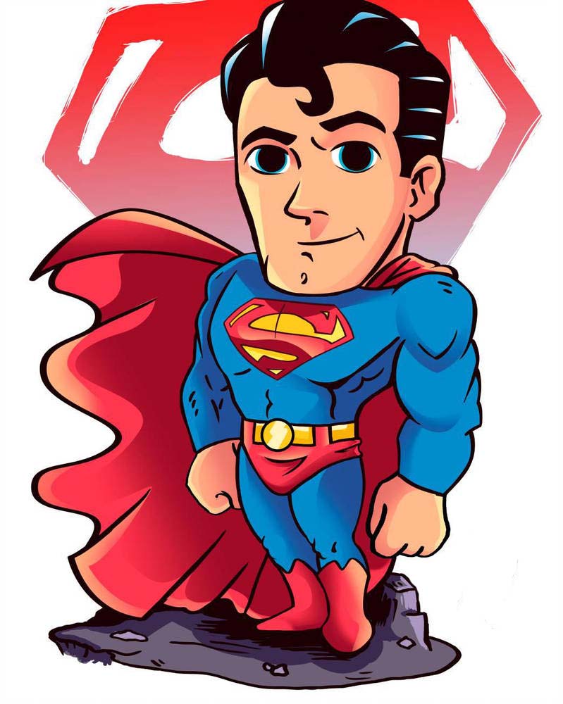 Hình ảnh chibi Superman đẹp và dễ thương 47