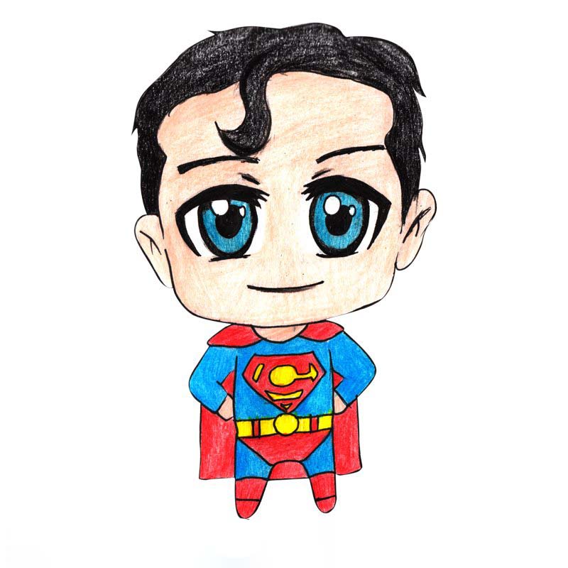 Hình ảnh chibi Superman đẹp và dễ thương 39