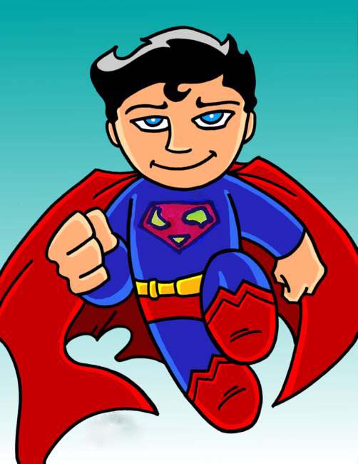 Hình ảnh chibi Superman đẹp và dễ thương 41