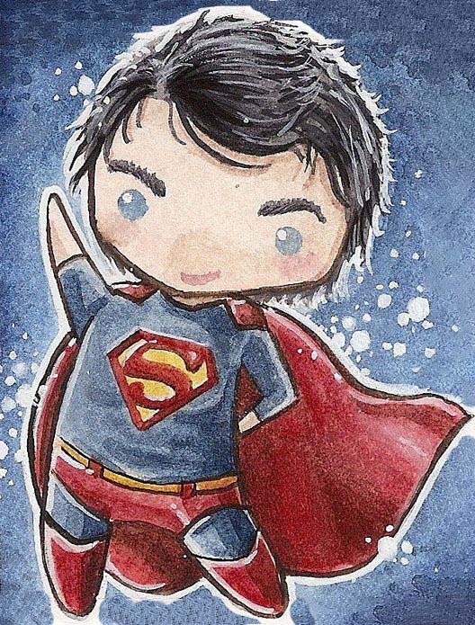 Hình ảnh chibi Superman đẹp và dễ thương 44