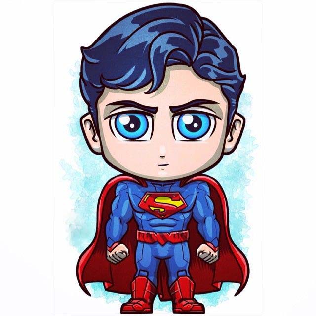 Hình ảnh chibi Superman đẹp và dễ thương 36