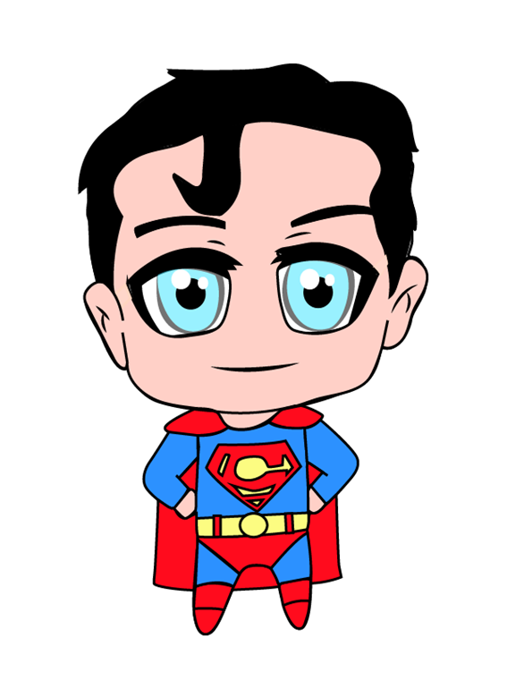 Hình ảnh chibi Superman đẹp và dễ thương 18