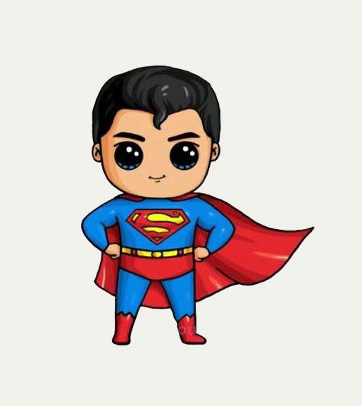 Hình ảnh chibi Superman đẹp và dễ thương 38