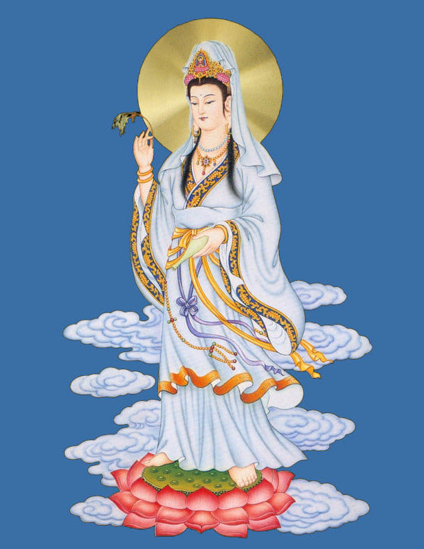 Phật bà hình nền máy tính phật quan âm với sự hiền hòa và nhân từ