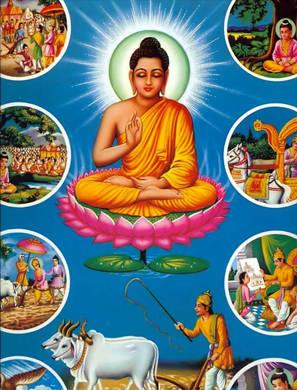 hình ảnh về cuộc sống của đức Phật Thích Ca Mâu Ni