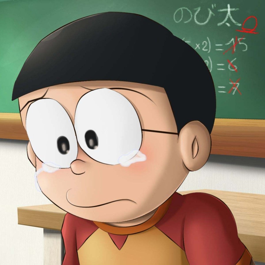 Hình ảnh nobita buồn đẹp nhất 29