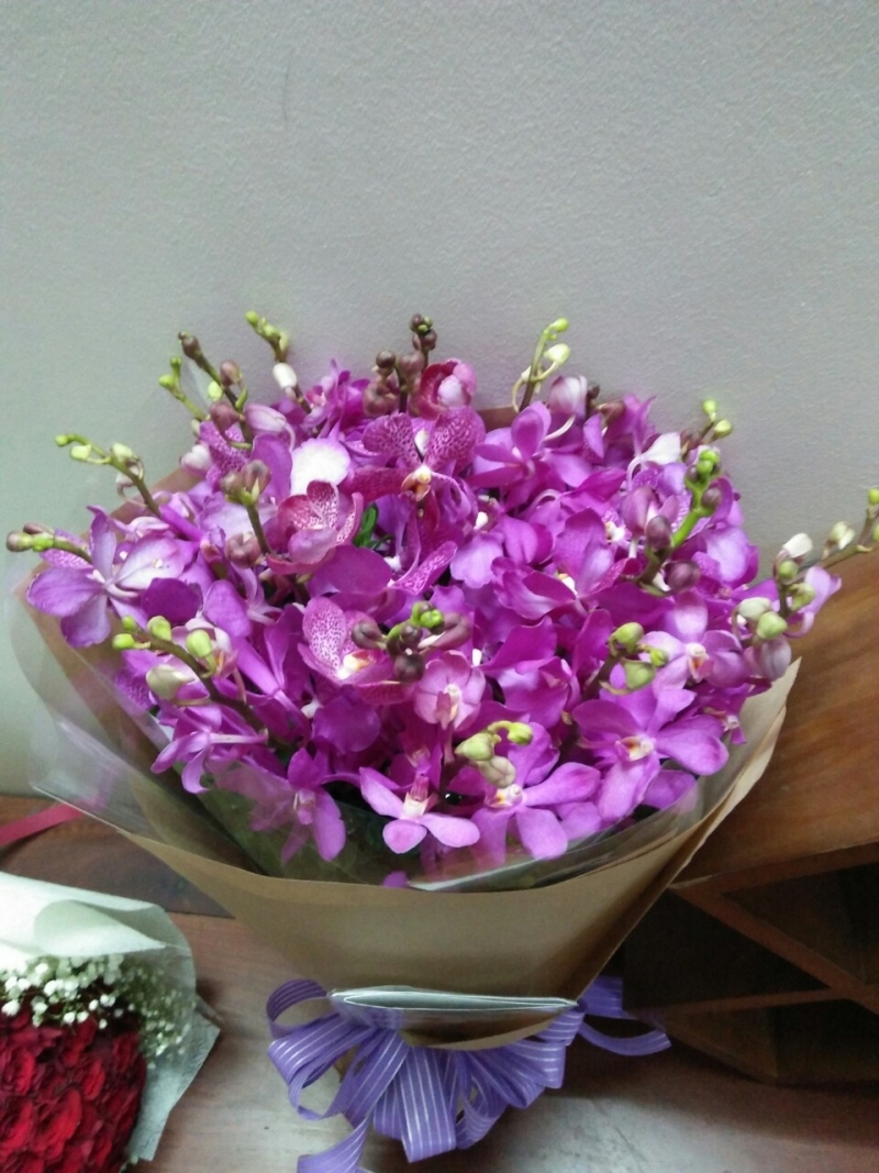 Hình ảnh hoa lan tím đẹp nhất - Ảnh đẹp hoa lan tím