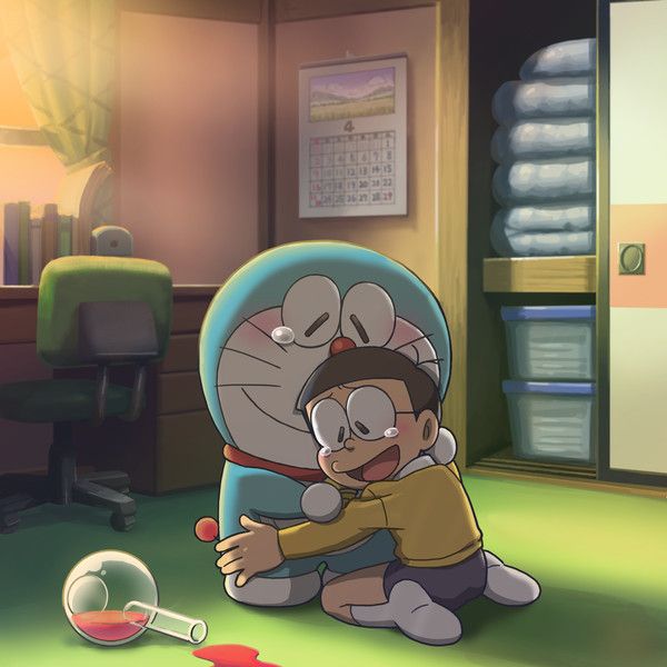 Hình ảnh nobita buồn đẹp nhất 13