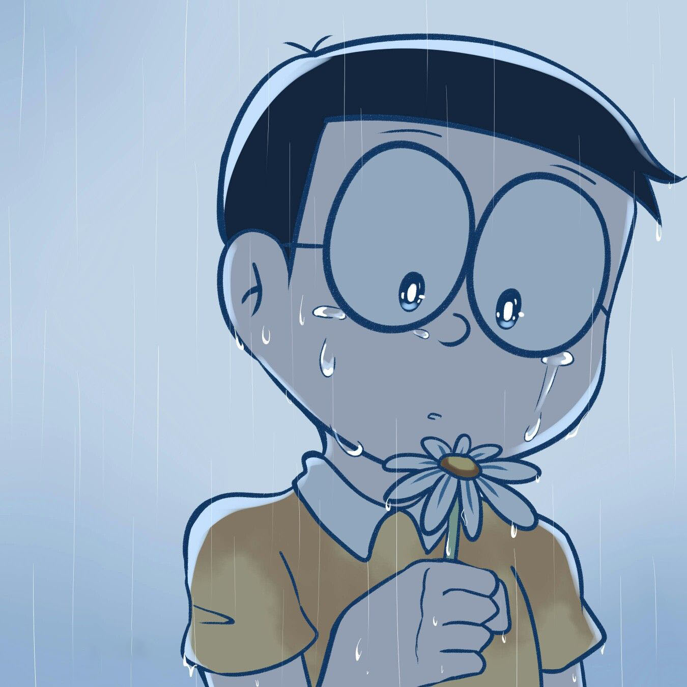 Hình ảnh nobita buồn đẹp nhất 36